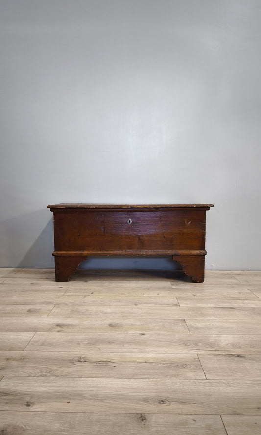81660 Cassapanca arte povera in legno massello