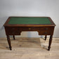 81667 Scrittoio in legno con cassetti e piano verde