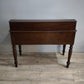 81667 Scrittoio in legno con cassetti e piano verde