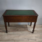 81667 Scrittoio in legno con cassetti e piano verde