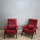 81677 Poltroncina vintage in sky rosso