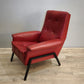 81677 Poltroncina vintage in sky rosso