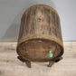 81681 Piccola botte in legno con supporto e sportello frontale