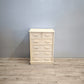 81700 Cassettiera bianca in rattan