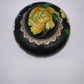 81612-2 Potiche cloisonné con base in legno nero