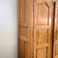 81812 Armadio due ante in legno massello lavorato