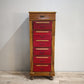 81818 Mobiletto archivio in legno con cassetti portadocumenti
