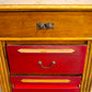 81818 Mobiletto archivio in legno con cassetti portadocumenti
