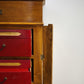 81818 Mobiletto archivio in legno con cassetti portadocumenti