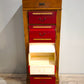 81818 Mobiletto archivio in legno con cassetti portadocumenti