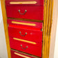 81818 Mobiletto archivio in legno con cassetti portadocumenti
