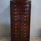 81845 Mobile archivio notarile in legno massello di rovere