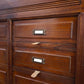 81845 Mobile archivio notarile in legno massello di rovere