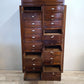 81845 Mobile archivio notarile in legno massello di rovere