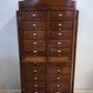 81845 Mobile archivio notarile in legno massello di rovere