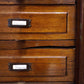 81845 Mobile archivio notarile in legno massello di rovere