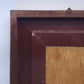 81841 Quadro dipinto a olio con cornice dorata lavorata