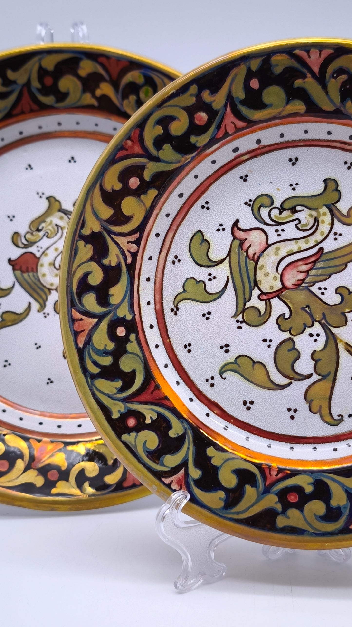 81915 Servizio di piatti in ceramica AR Italy per 6 persone tre misure
