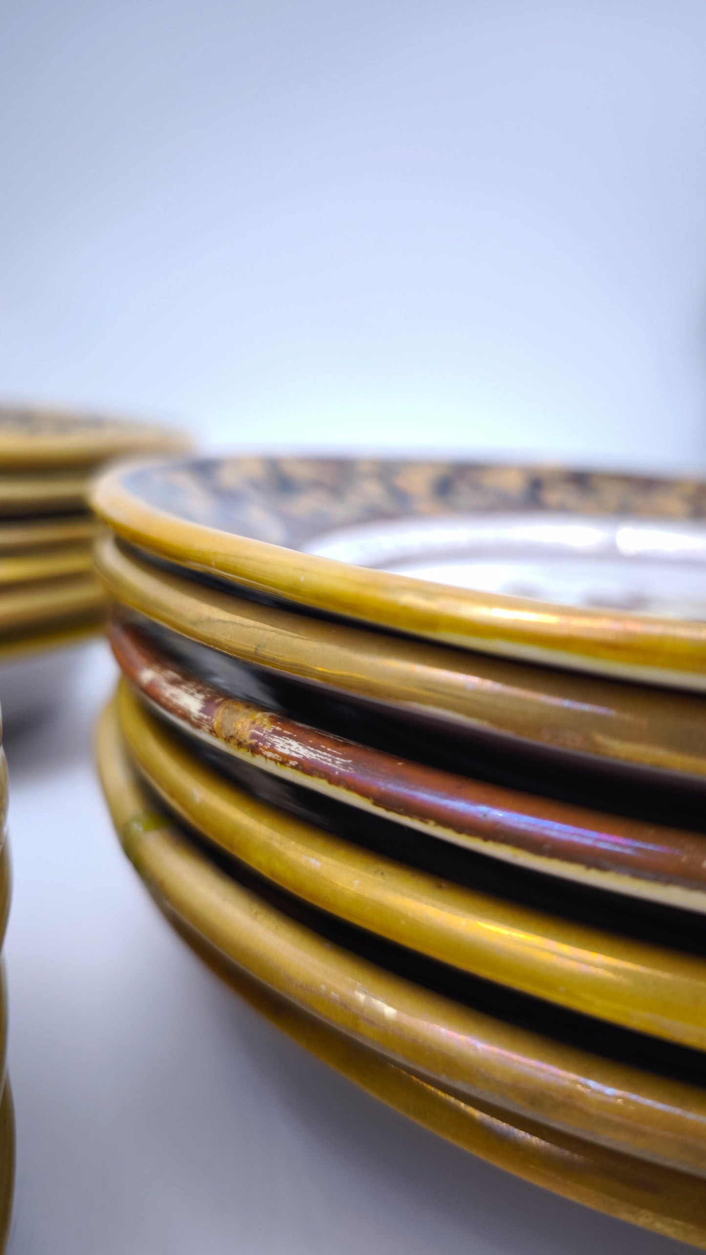 81915 Servizio di piatti in ceramica AR Italy per 6 persone tre misure