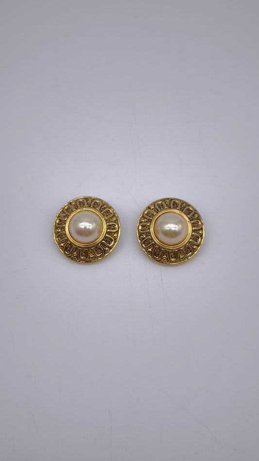 82037 Orecchini clip vintage Vogue Bijoux, anni '80