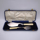 82141 Coppia di posate silver plated  da portata da pesce
