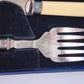 82141 Coppia di posate silver plated  da portata da pesce