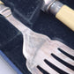 82141 Coppia di posate silver plated  da portata da pesce