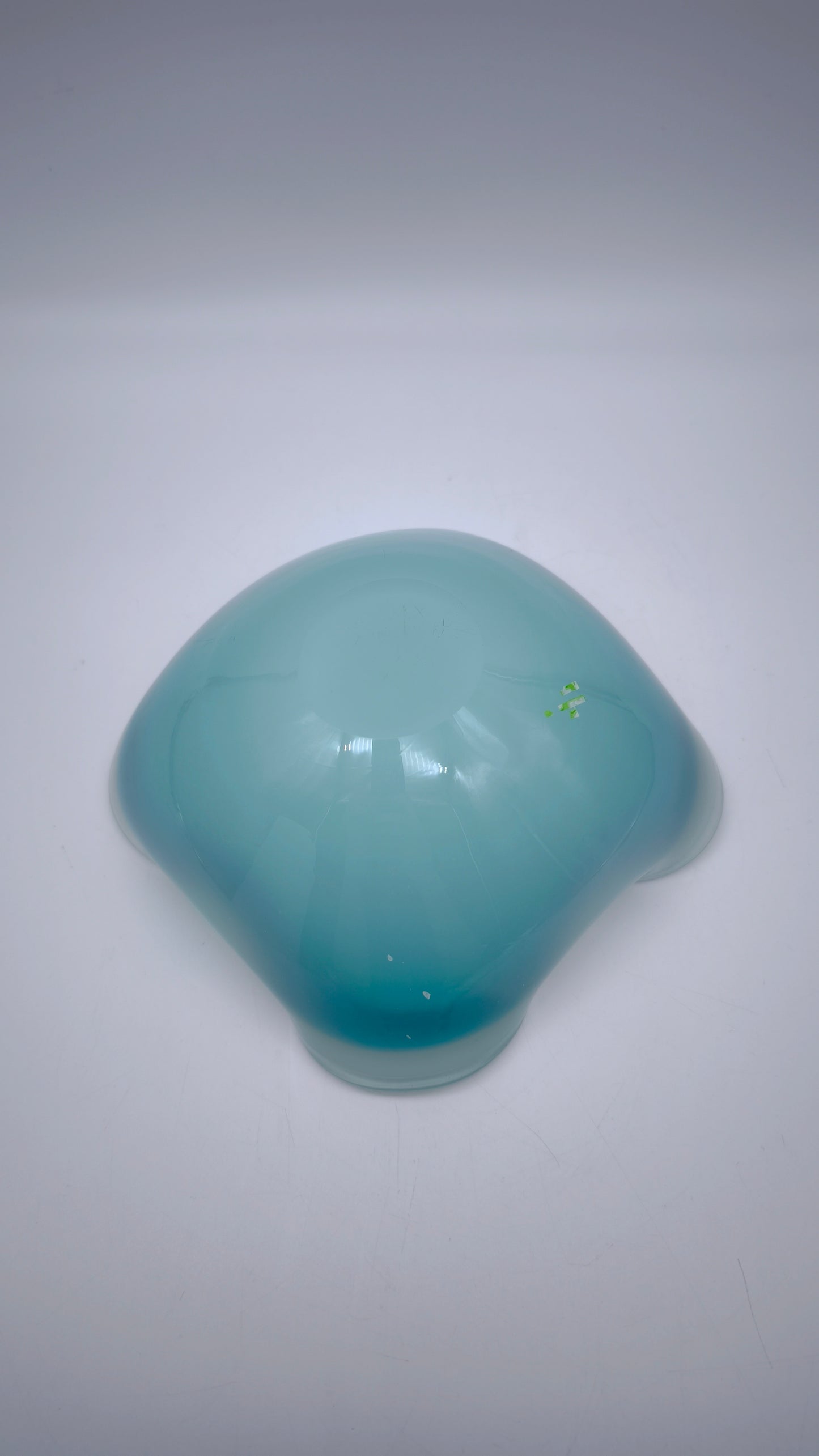 81959 Porta cenere in vetro di Murano azzurro