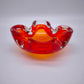 82018 Porta cenere in vetro di Murano rosso