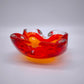 82018 Porta cenere in vetro di Murano rosso