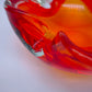 82018 Porta cenere in vetro di Murano rosso