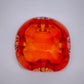 82018 Porta cenere in vetro di Murano rosso