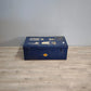 82127 Bauletto blu metallo
