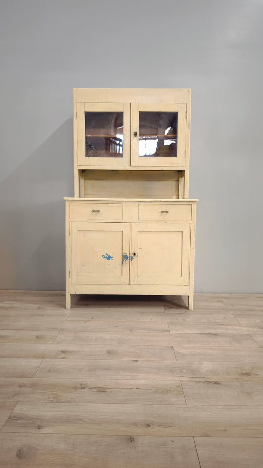 82116 Credenza bianca con due sportelli