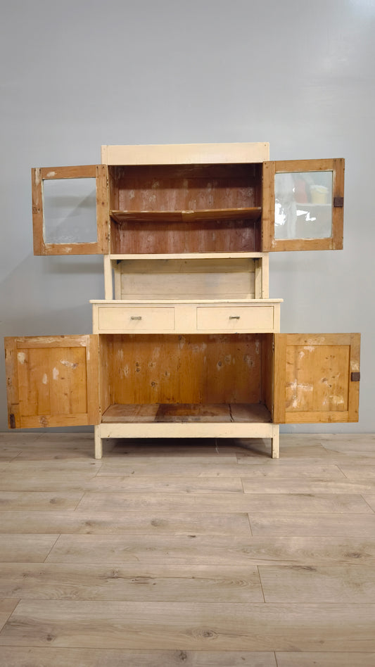82116 Credenza bianca con due sportelli