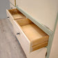 82397 Credenza anni '50 color panna e pistacchio
