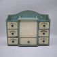 82374 Porta spezie vintage in legno verniciato