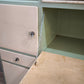 82397 Credenza anni '50 color panna e pistacchio