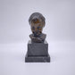82330 Testa di fanciullo in bronzo con base in marmo