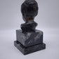 82330 Testa di fanciullo in bronzo con base in marmo