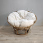 82406 Poltrona Papasan rotonda in rattan