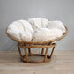 82406 Poltrona Papasan rotonda in rattan