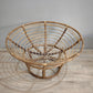 82406 Poltrona Papasan rotonda in rattan