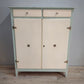 82407 Credenza vintage alta due sportelli e due cassetti