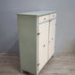 82407 Credenza vintage alta due sportelli e due cassetti