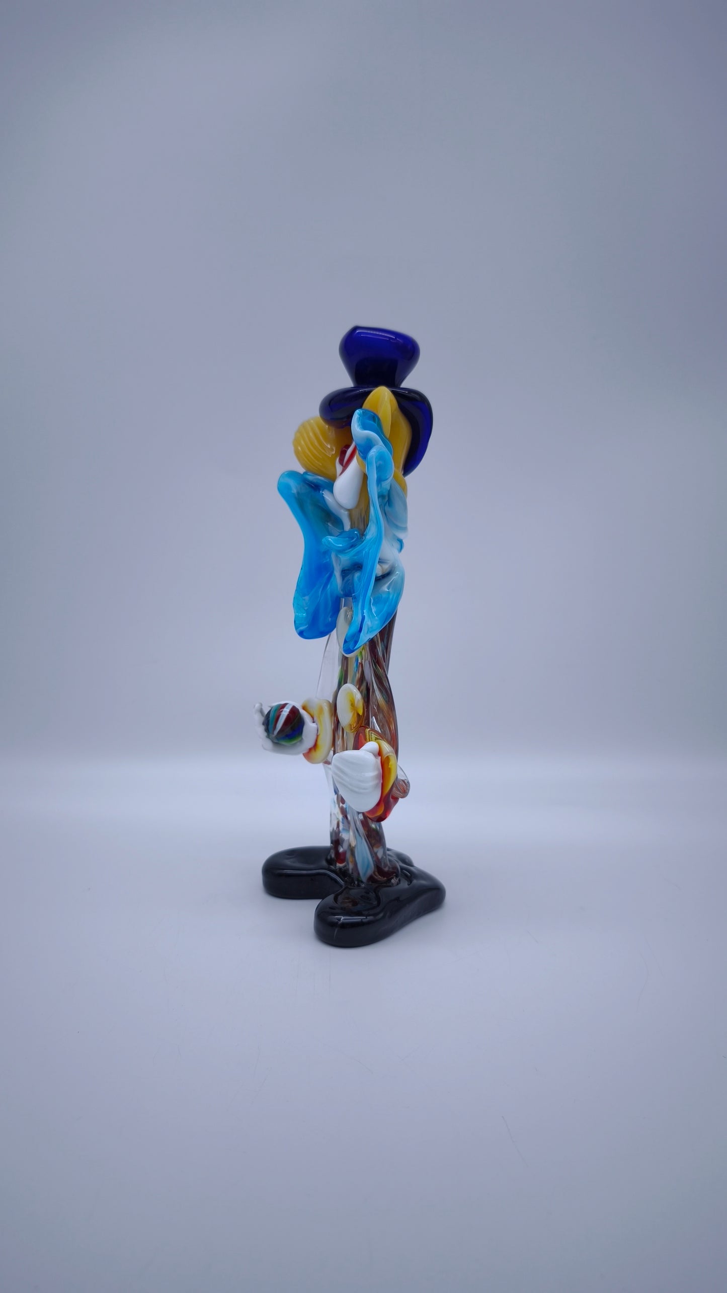 82311 Statuina clown in vetro di Murano
