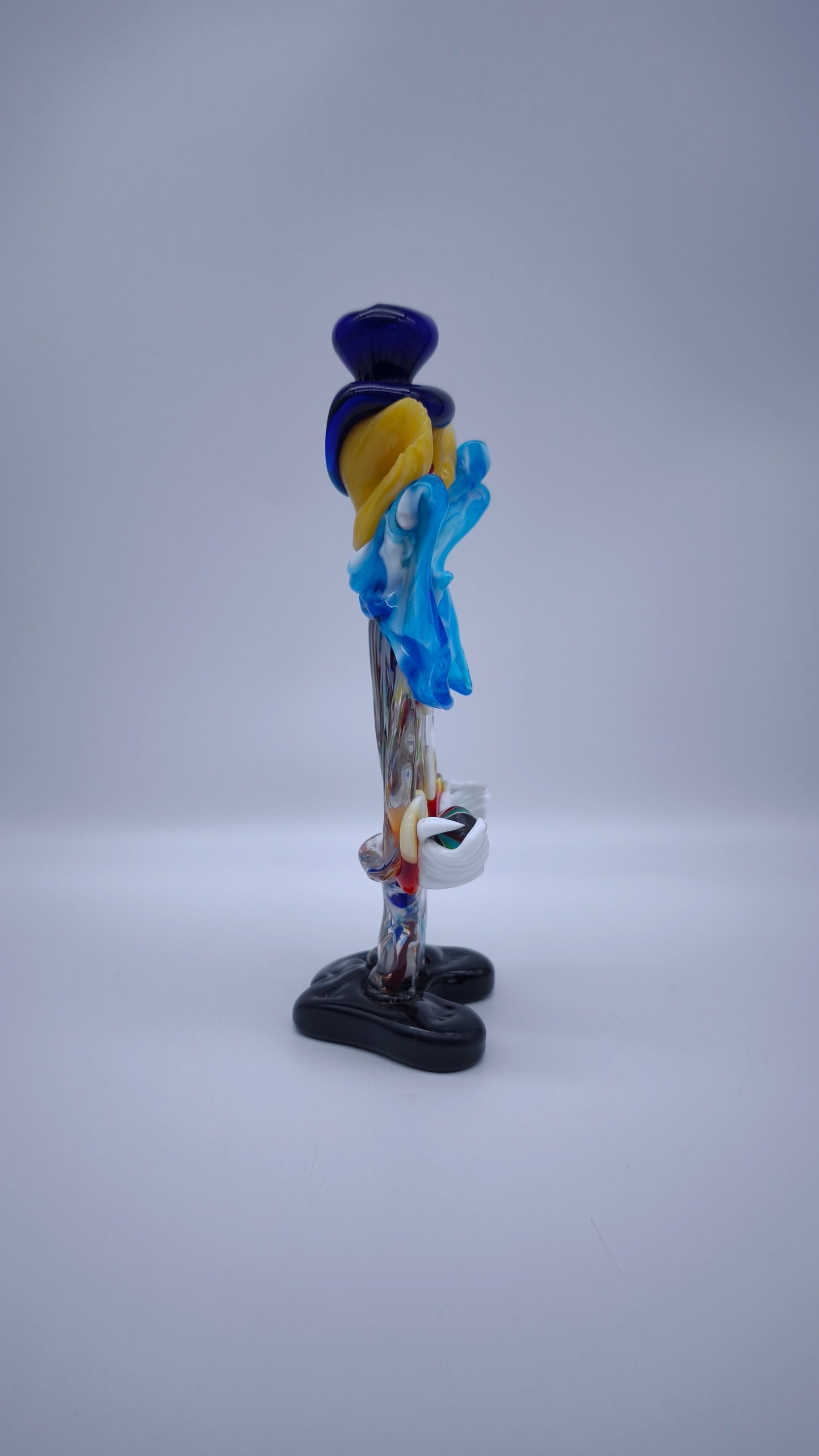 82311 Statuina clown in vetro di Murano