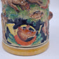82357 Boccale da birra in terracotta con coperchio in metallo