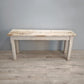 82476 Tavolo in legno verniciato bianco