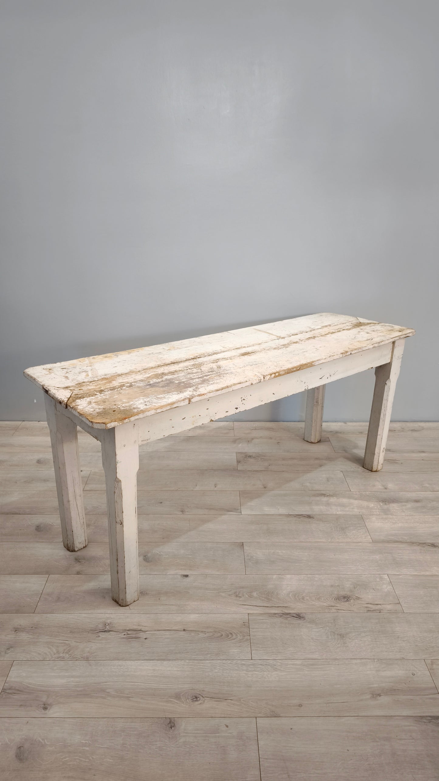 82476 Tavolo in legno verniciato bianco